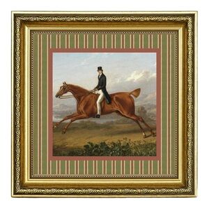 Framed Vintage Equestrian Art